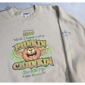 Rare Crewneck Sweatshirt 24th Annual 2009 World Championship Punkin Chunkin XL
